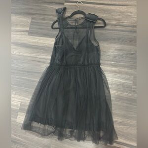 Rodarte Sheer Black Dress XL